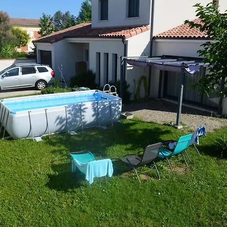 D'hote Independante - Calme - Parking - Climatisation - Sdb Privee Privatunterkunft Launaguet